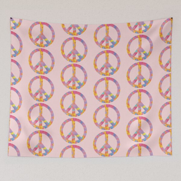 Item preview, Tie Dye Peace Sign designed and sold by Rosemarie Guieb Designs.