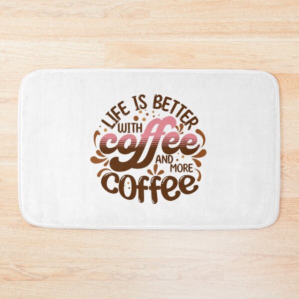 Item preview, Life is better with coffee  - Pink edition designed and sold by Teacuppupdesign.