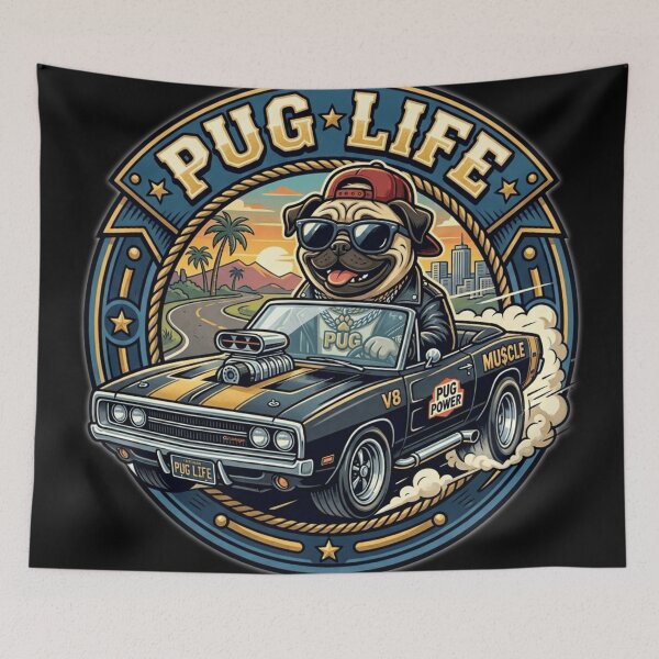 Item preview, Pug Life designed and sold by The King's general goods.