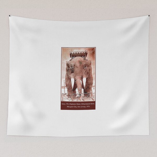 Item preview, Elephant Hotel in Dilapidated State, Margate City,  New Jersey, 1971 designed and sold by AMacGPhilly.