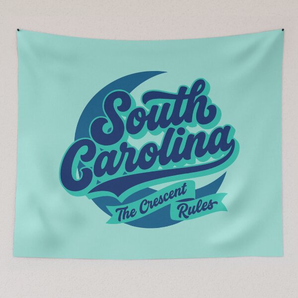 Item preview, Retro South Carolina Script Vintage Crescent Design Palmetto State Pride designed and sold by Cozy-Old-Pub.