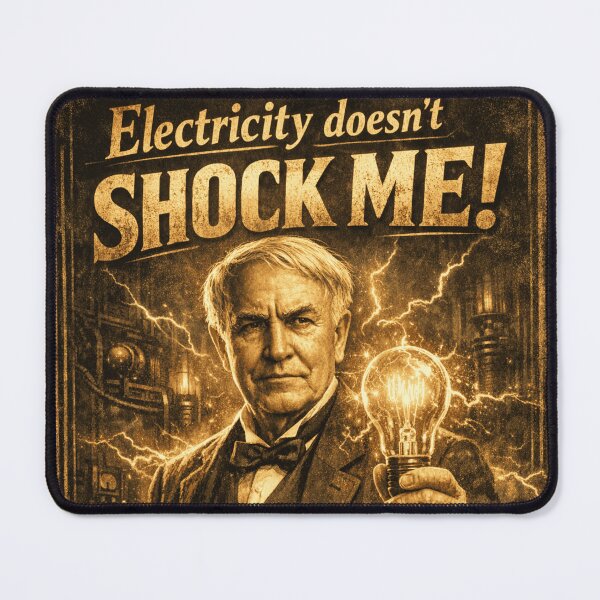 Item preview, Electricity doesn’t shock me/ Thomas Edison designed and sold by  ViralVisionsCreating .