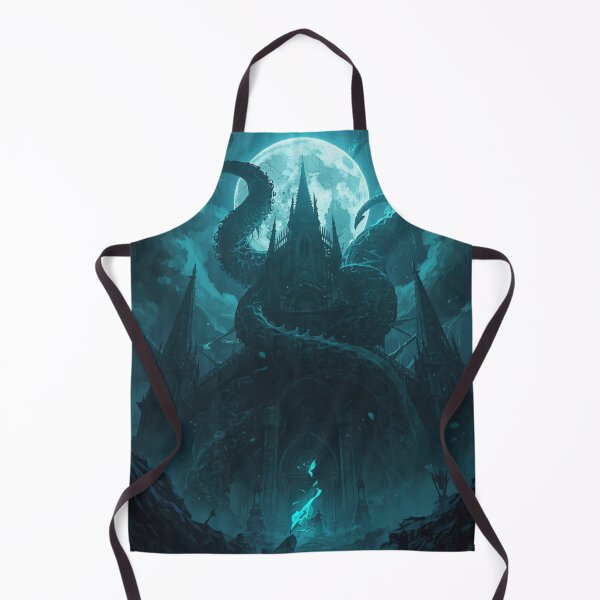 Item preview, Lunar Leviathan's Embrace | Cosmic Horror Gothic Cathedral & Giant Moon designed and sold by kabucino.