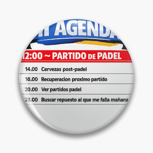 Item preview, MY AGENDA designed and sold by padel-MR.