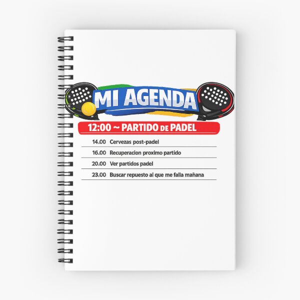 Item preview, MY AGENDA designed and sold by padel-MR.