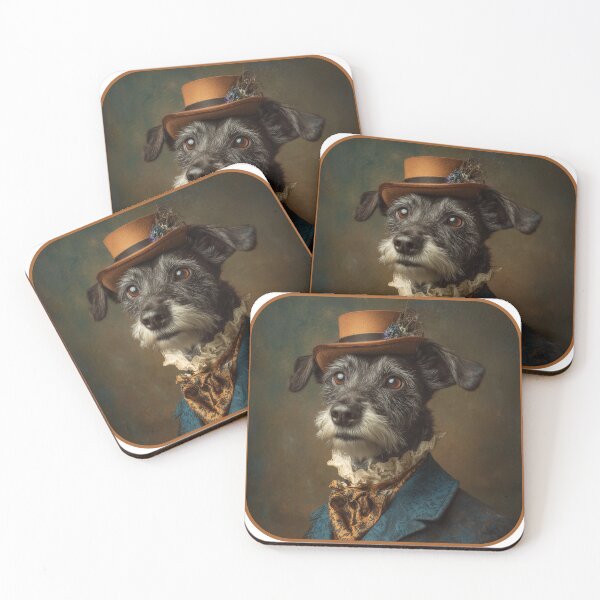 Item preview, Victorian Gentleman Dog - Noble Pet in Classic Attire designed and sold by VictorianDreams.