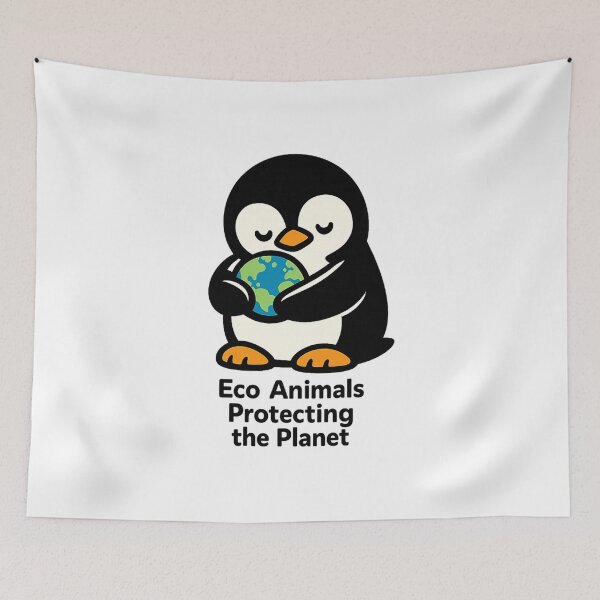 Item preview, Eco Animals Protecting the Planet designed and sold by LuveraxArt.