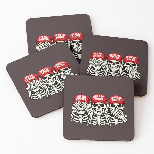 Item preview, See No Crimes Hear No Truth Speak No Facts Skeleton designed and sold by faridman.