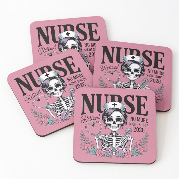 Item preview, Retired Nurse 2026 Shirt – No More Night Shifts Skeleton Nurse Funny Retirement Gift for Nurses, RN Graduation, Healthcare Worker Humor Classic T-Shirt  designed and sold by podlook.