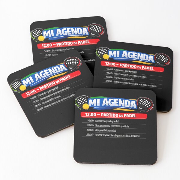 Item preview, MY PADEL AGENDA black designed and sold by padel-MR.