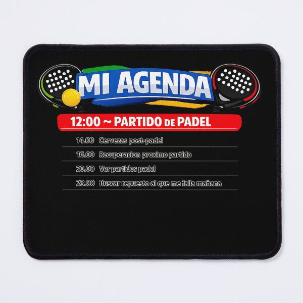Item preview, MY PADEL AGENDA black designed and sold by padel-MR.