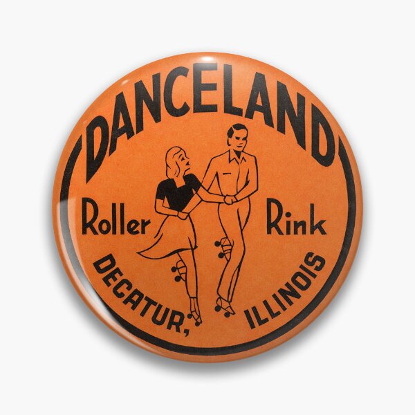 Item preview, Danceland Roller Rink Decatur Illinois Roller Skating Rink Sticker Decal Label designed and sold by tislord.