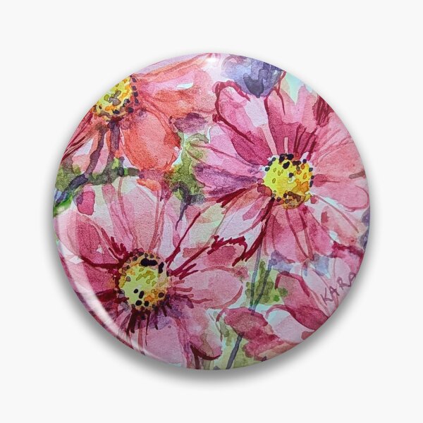Artikelvorschau, Wild Bloom Symphony Aquarellblumen entworfen und verkauft von Kara Draws.