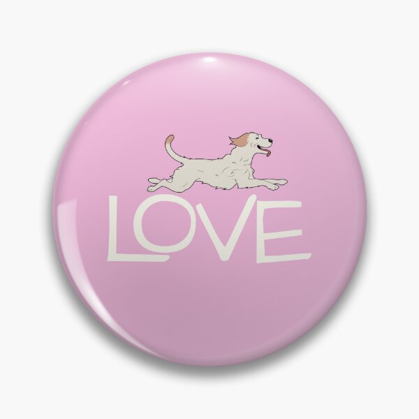 Item preview, Simply Love - Leaping dog -  lab/retriever type designed and sold by Teacuppupdesign.