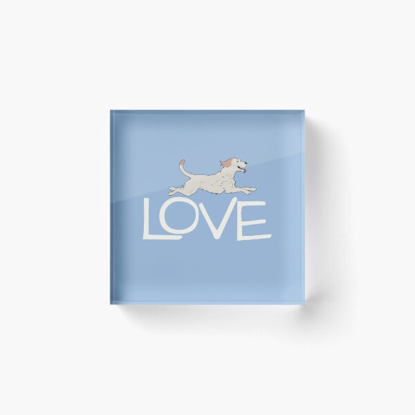 Item preview, Simply Love - Leaping dog -  lab/retriever type designed and sold by Teacuppupdesign.