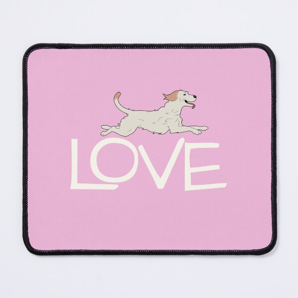Item preview, Simply Love - Leaping dog - lab/retriever type designed and sold by Teacuppupdesign.