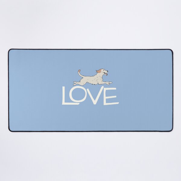 Item preview, Simply Love - Leaping dog - lab/retriever type designed and sold by Teacuppupdesign.