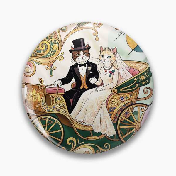 Item preview, The wedding of the loving cats. designed and sold by Natalia-Vlad.