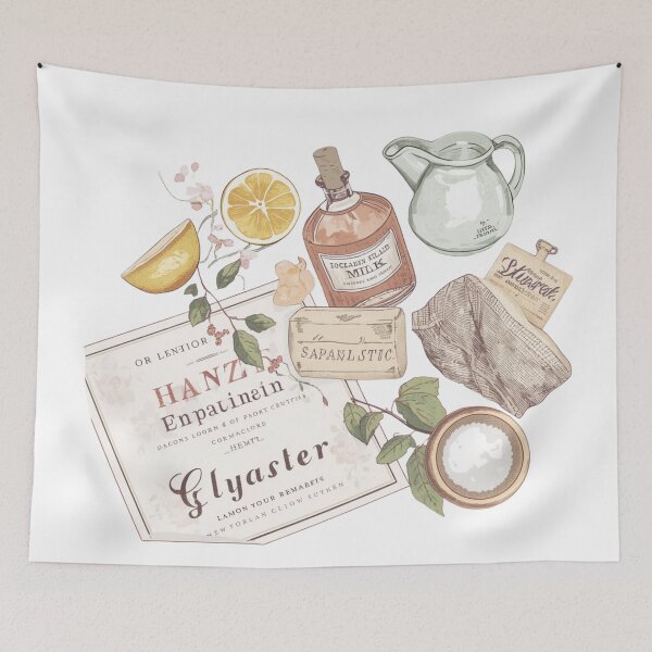 Item preview, Vintage Stain Remedy Apothecary Flat Lay designed and sold by VintageTips.