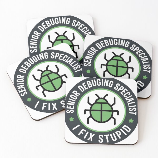 Item preview, Senior Debugging Specialist / I Fix Stupid designed and sold by Uncertifiedpros.