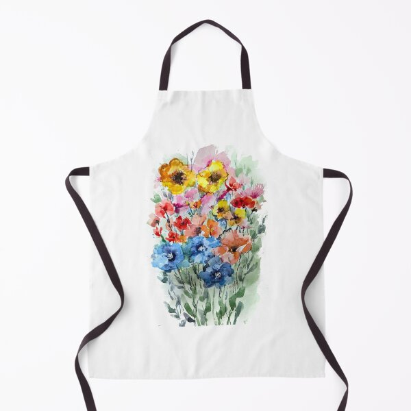 Item preview, Sunlit Wildflower Meadow in Watercolor designed and sold by Kara Draws.