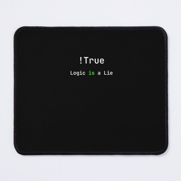 Item preview, !true - Logic Paradox / Subtle Programmer Meme designed and sold by SyntaxSugar.