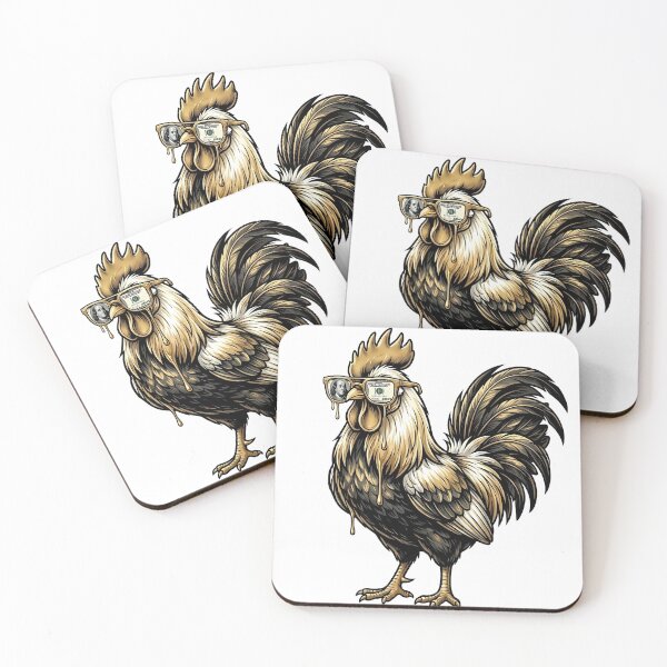 Item preview, Golden Drip Money Rooster – Hustle Streetwear Art designed and sold by mohamedlaid.