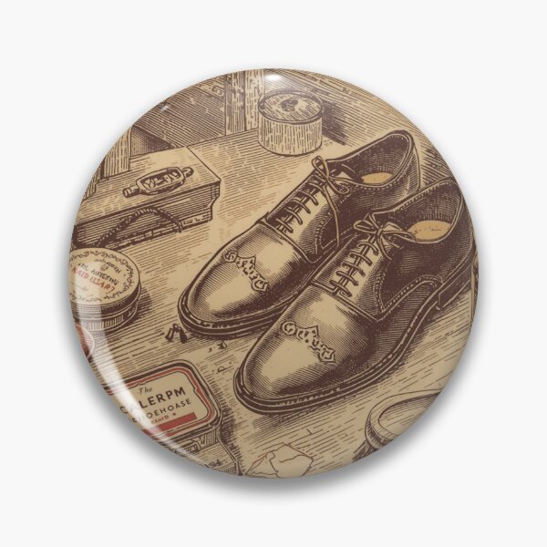 Item preview, Classic Leather Shoe Care Vintage Illustration designed and sold by VintageTips.