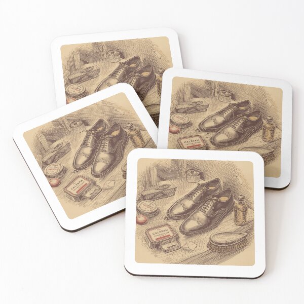Item preview, Classic Leather Shoe Care Vintage Illustration designed and sold by VintageTips.