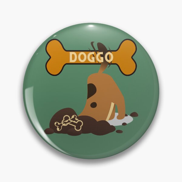 Artikelvorschau, Funny Dog Digging Bone - Cute Doggo Cartoon Design. entworfen und verkauft von LunaPrintCo.