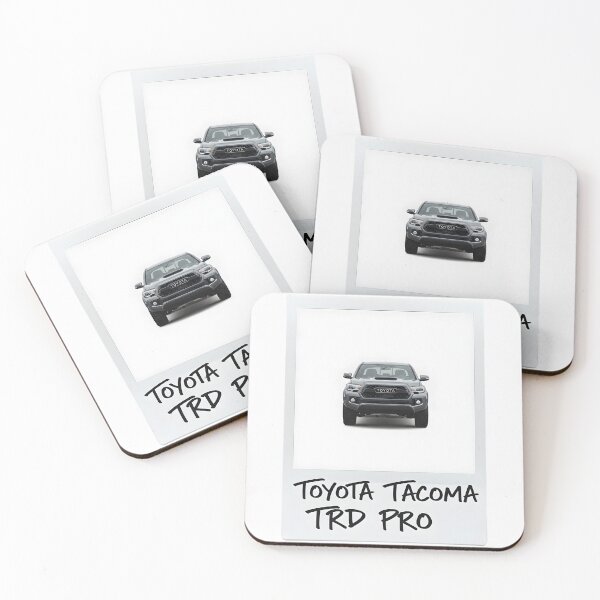 Item preview, Toyota Tacoma TRD Pro Off-Road Pickup Retro Polaroid Style Art designed and sold by Motorline44.