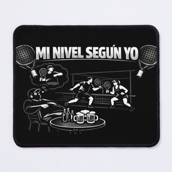 Item preview, MY LEVEL ACCORDING TO ME black designed and sold by padel-MR.