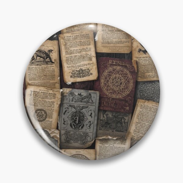 Item preview, Witch's Grimoire Pattern - Antique Arcane Pages designed and sold by kabucino.