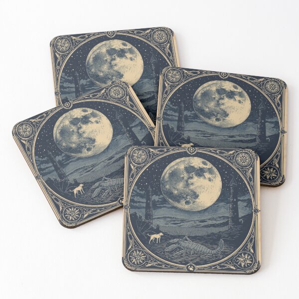 Item preview, The Moon Card - Dark Lunar Mysticism designed and sold by kabucino.