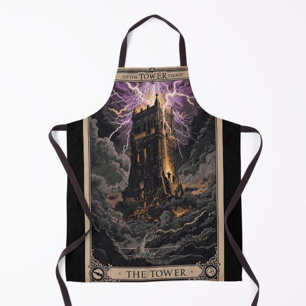 Item preview, The Tower Card - Gothic Chaos Tarot designed and sold by kabucino.