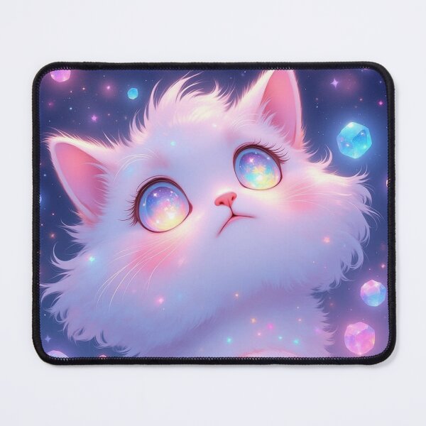 Item preview, Cosmic Bubble Kitten with stars in her eyes designed and sold by FloatingGardens.