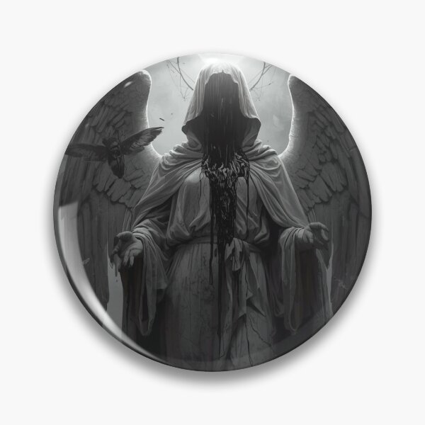 Item preview, The Bleeding Oracle | Dark Gothic Weeping Angel & Occult Sacred Geometry designed and sold by kabucino.