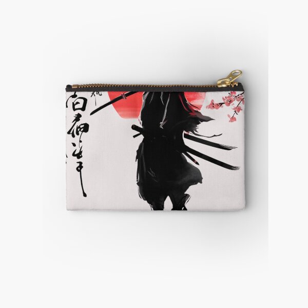 Item preview, Samurai Blood Moon Japanese Ink Art designed and sold by universe-hold ⭐⭐⭐⭐⭐.