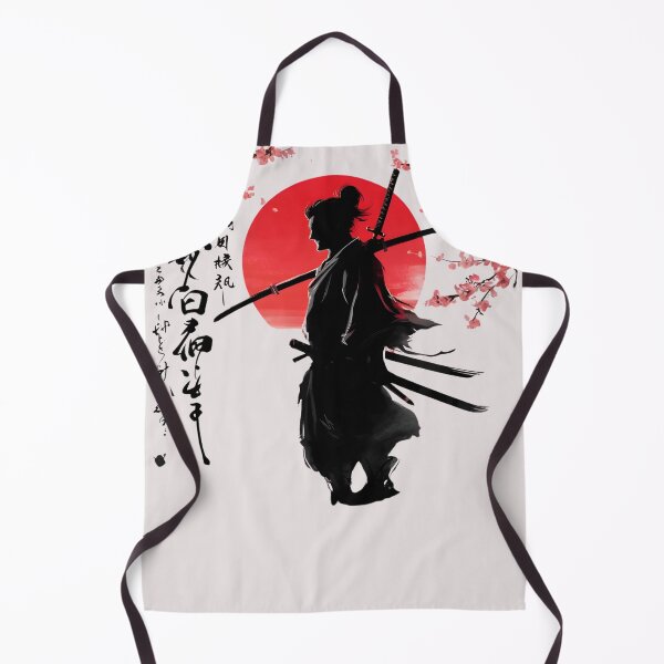 Item preview, Samurai Blood Moon Japanese Ink Art designed and sold by universe-hold ⭐⭐⭐⭐⭐.