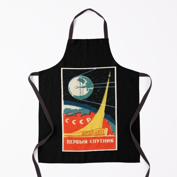 Item preview, Sputnik First Satellite Soviet Space Race Art designed and sold by Maljonic.