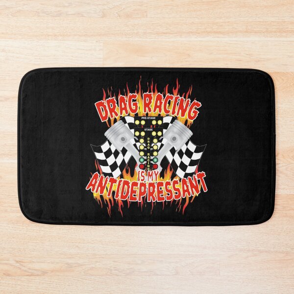 Item preview, Drag Racing Is My Antidepressant designed and sold by Rosemarie Guieb Designs.