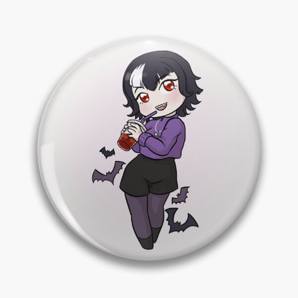 Item preview, Vampire Girl Pin designed and sold by Ringo-Ichigo.