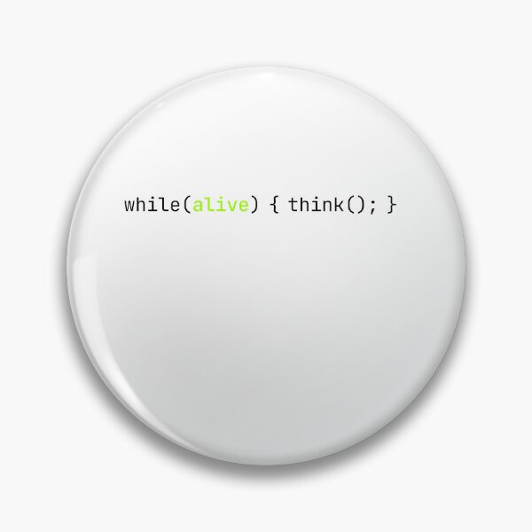 Item preview, while(alive) { think(); } - Minimalist Developer Code Light Edition designed and sold by SyntaxSugar.