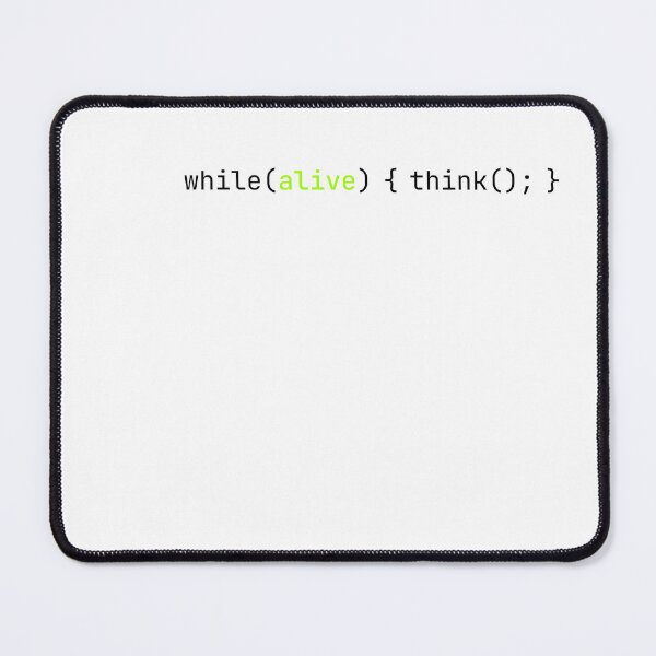 Item preview, while(alive) { think(); } - Minimalist Developer Code Light Edition designed and sold by SyntaxSugar.