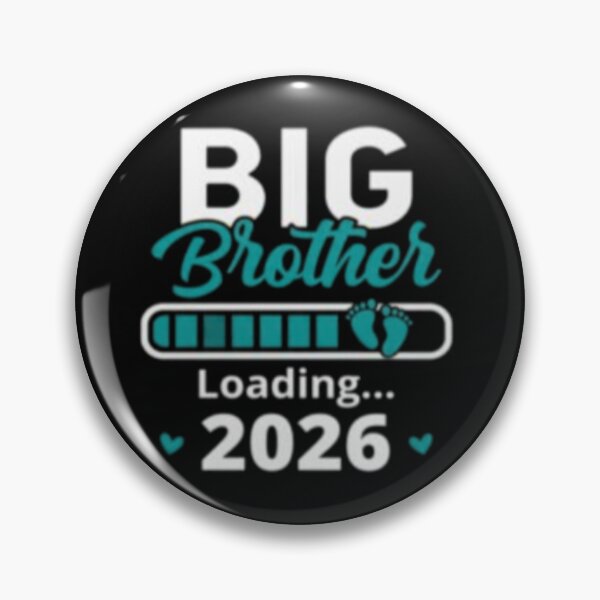 Item preview, Big Brother Loading 2026 – Funny Pregnancy Announcement Design designed and sold by szydelkowanika.