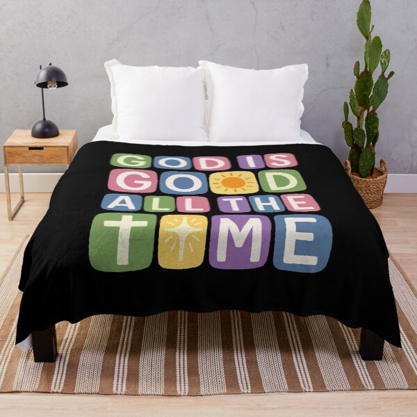 Item preview, God is good All the time Retro faith designed and sold by HandicraftArt.