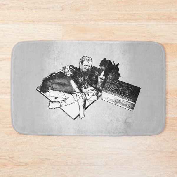 Item preview, 'Witches Poppet' Black and White Gothic occult Illustration designed and sold by Ghoul Enterprises.