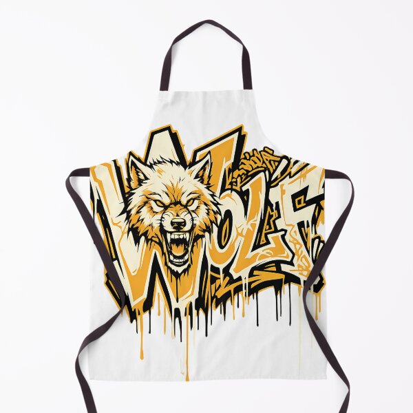Item preview, Wildstyle Graffiti Wolf Face Streetwear Street Art T-Shirt designed and sold by etuvibes.