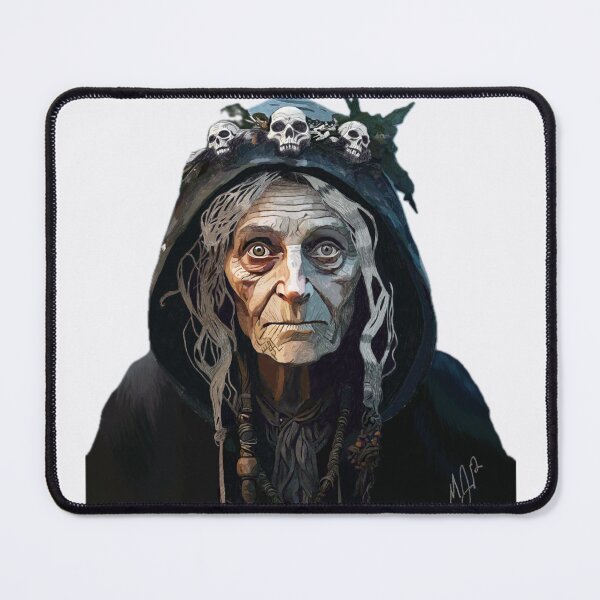 Item preview, The face of Baba Jaga - The Witch in the Woods designed and sold by Mj’z Art.