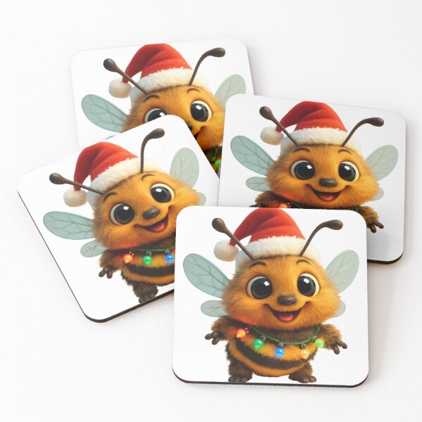 Item preview, Christmas Hairy Footed Flower Bee designed and sold by Sillytoe.